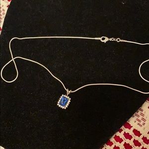 Beautiful Sapphire Diamond Necklace
